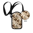 Cocoa Bloom Crossbody Phone Sleeve