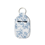 Porcelain Bloom Hand Sanitizer Keychain