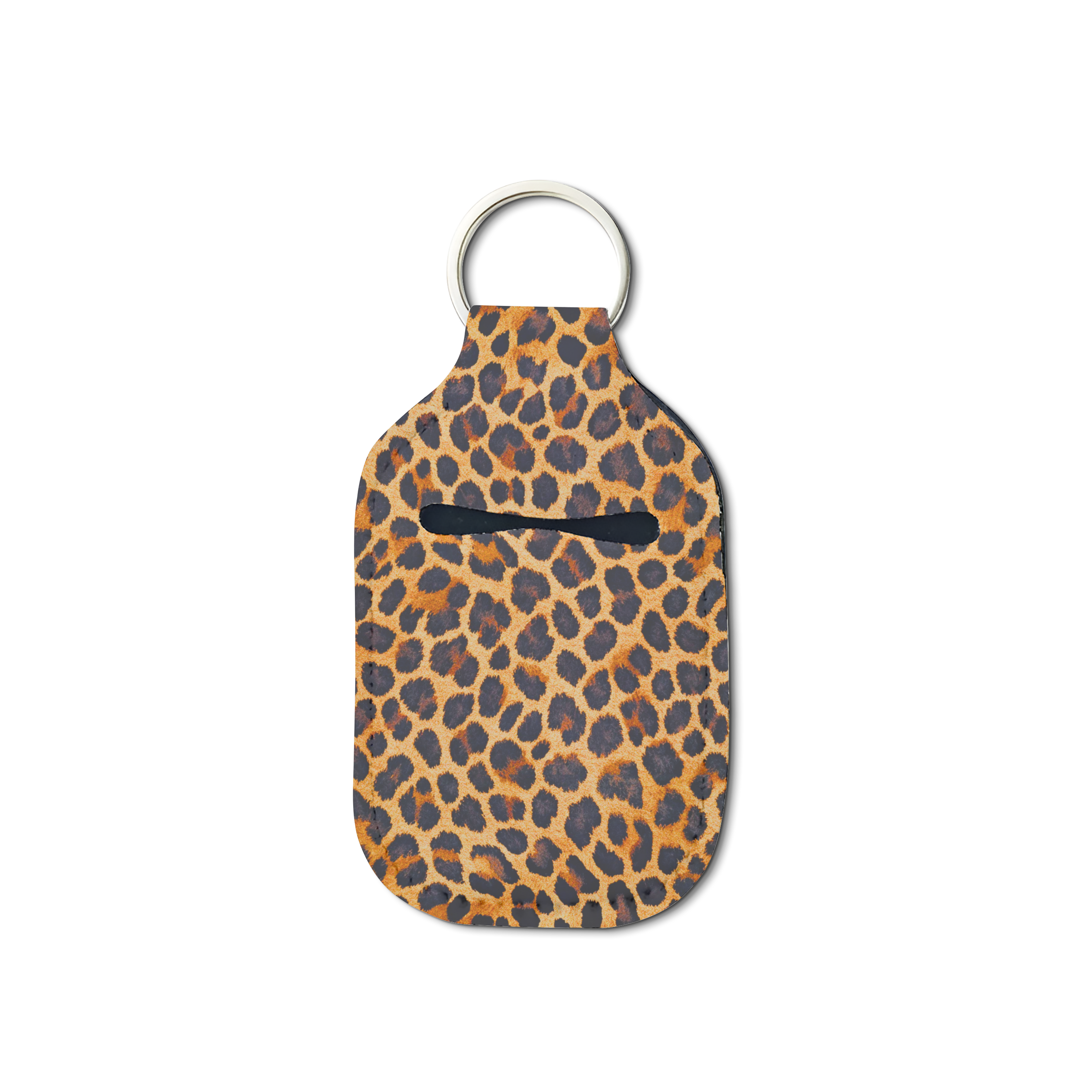 Lux Leopard Sanitizer Keychain