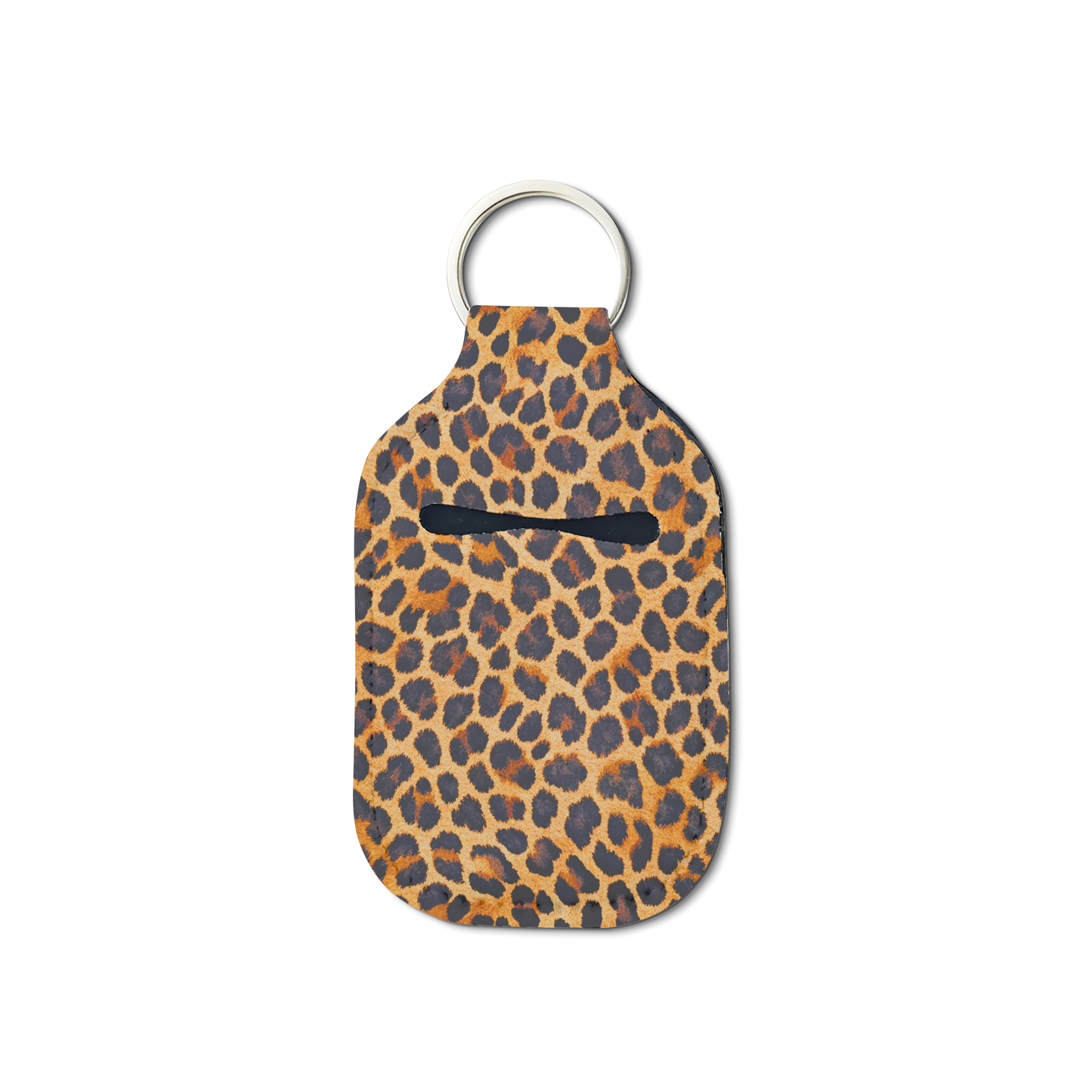 Lux Leopard Sanitizer Keychain