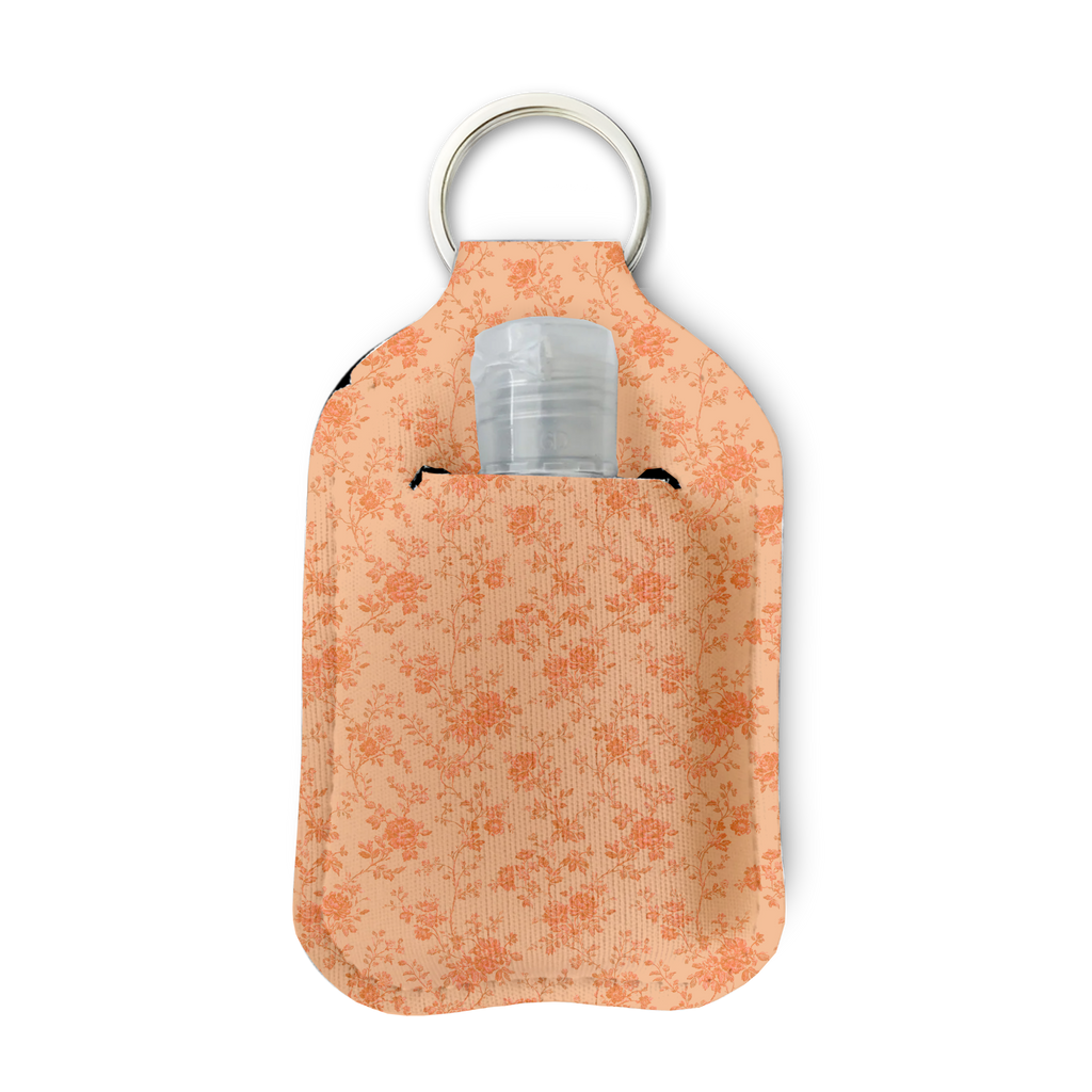 Brown Sugar Bloom Hand Sanitizer Keychain