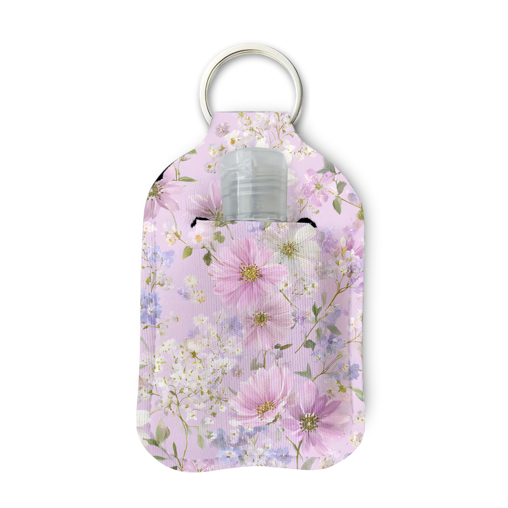 Lilac Whisper Hand Sanitizer Keychain