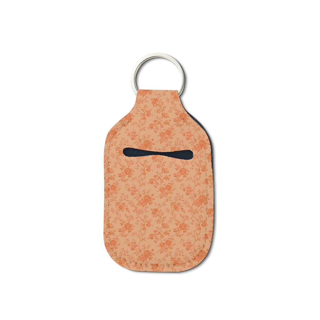 Brown Sugar Bloom Hand Sanitizer Keychain