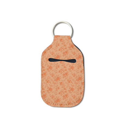 Brown Sugar Bloom Hand Sanitizer Keychain