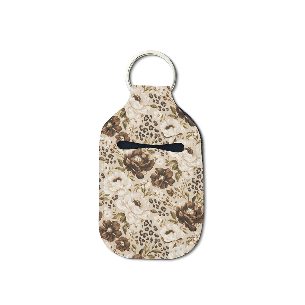 Cocoa Bloom Sanitizer Keychain
