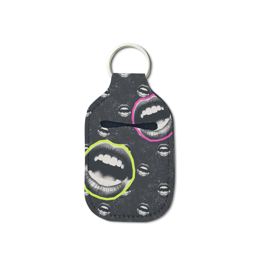 Lip Service Hand Sanitizer Keychain