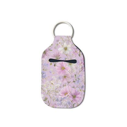 Lilac Whisper Hand Sanitizer Keychain