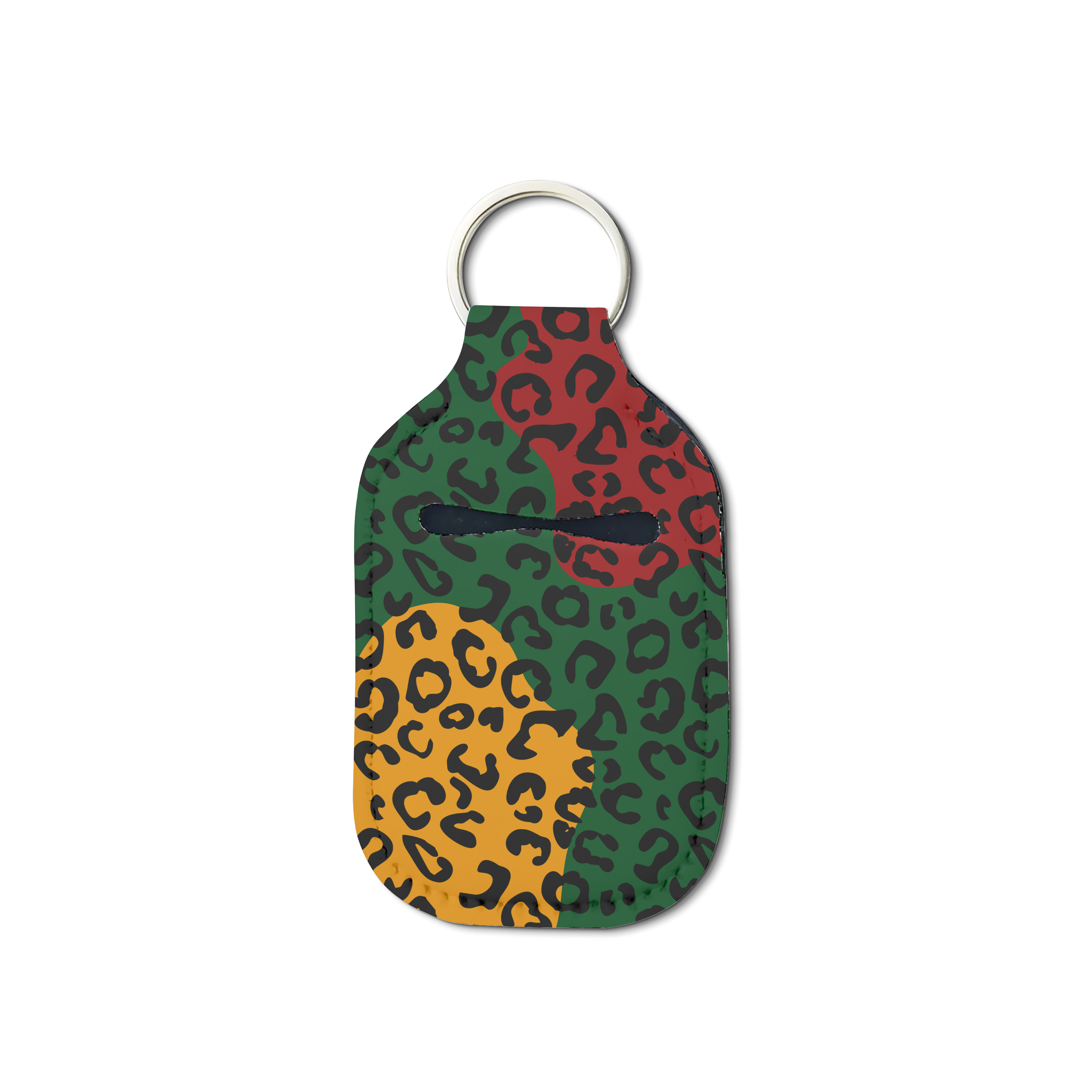 Leopard Reign Sanitizer Keychain