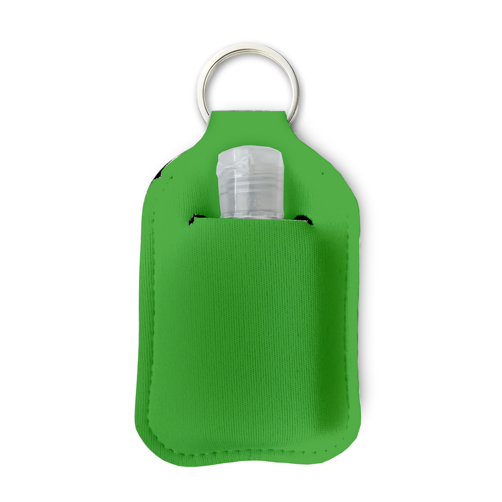 Solid Color Hand Sanitizer Keychain
