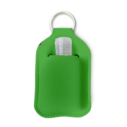 Solid Color Hand Sanitizer Keychain