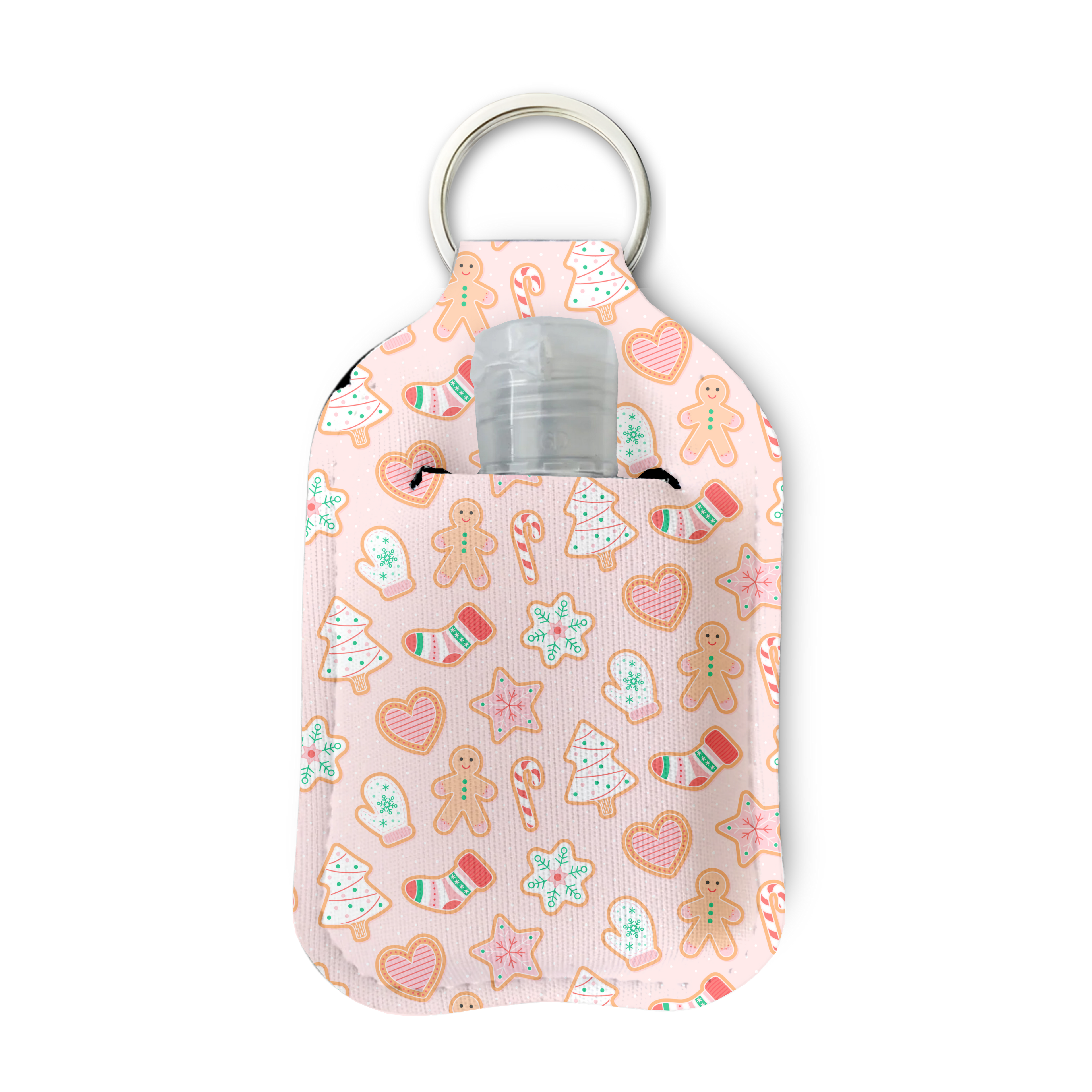 Gingerbread Bae Sanitizer Keychain