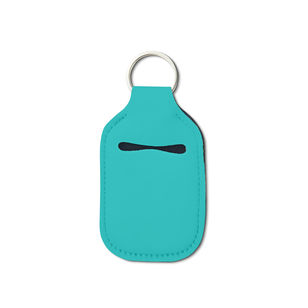 Solid Color Hand Sanitizer Keychain