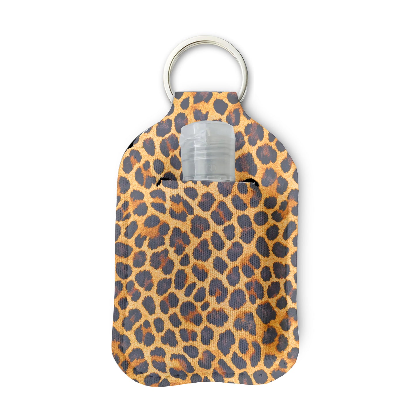 Lux Leopard Sanitizer Keychain