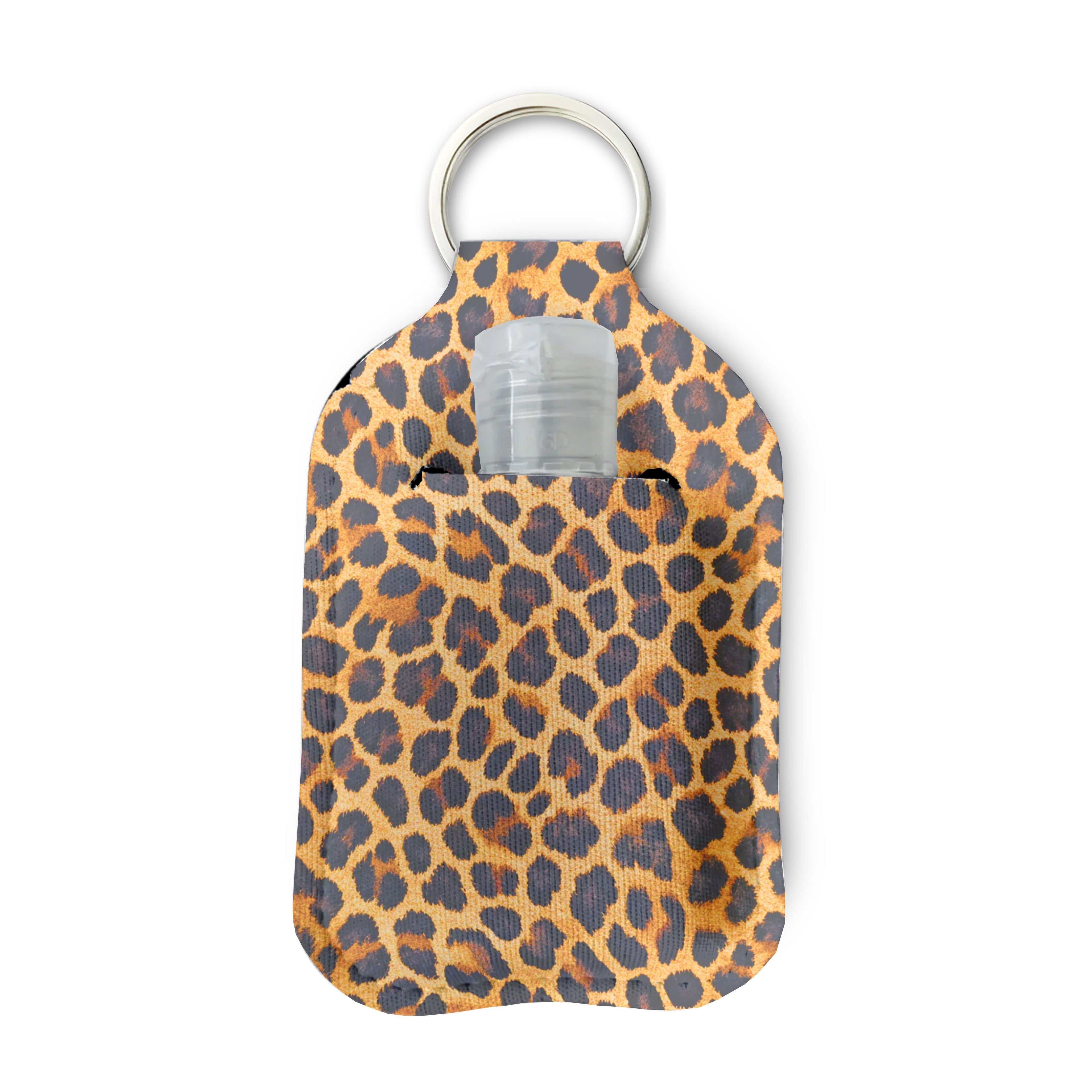 Lux Leopard Sanitizer Keychain
