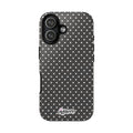 Charcoal Dotty Tough Phone Case