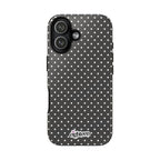 Charcoal Dotty Tough Phone Case