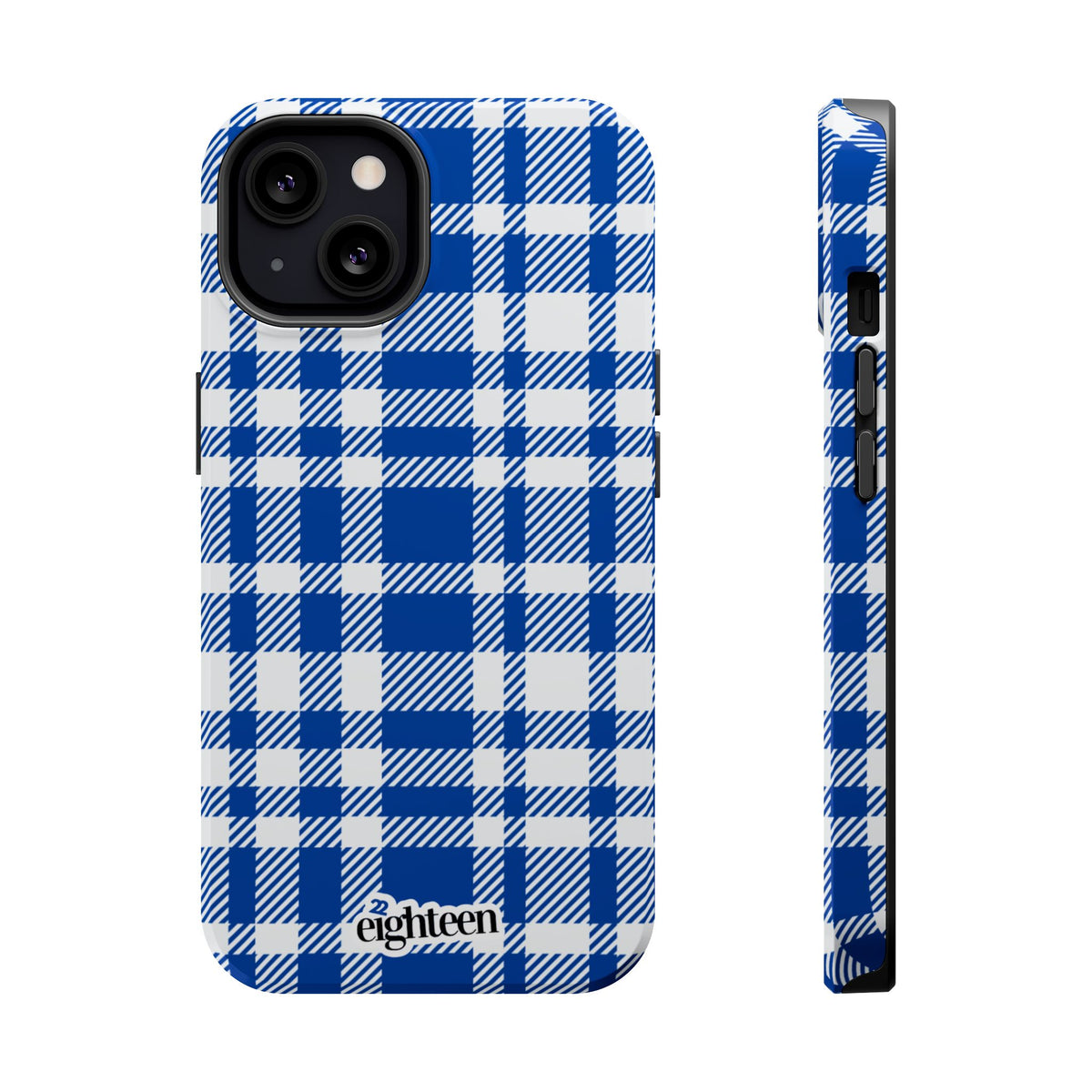 Royal Blue & White Interlude MagSafe Phone Case