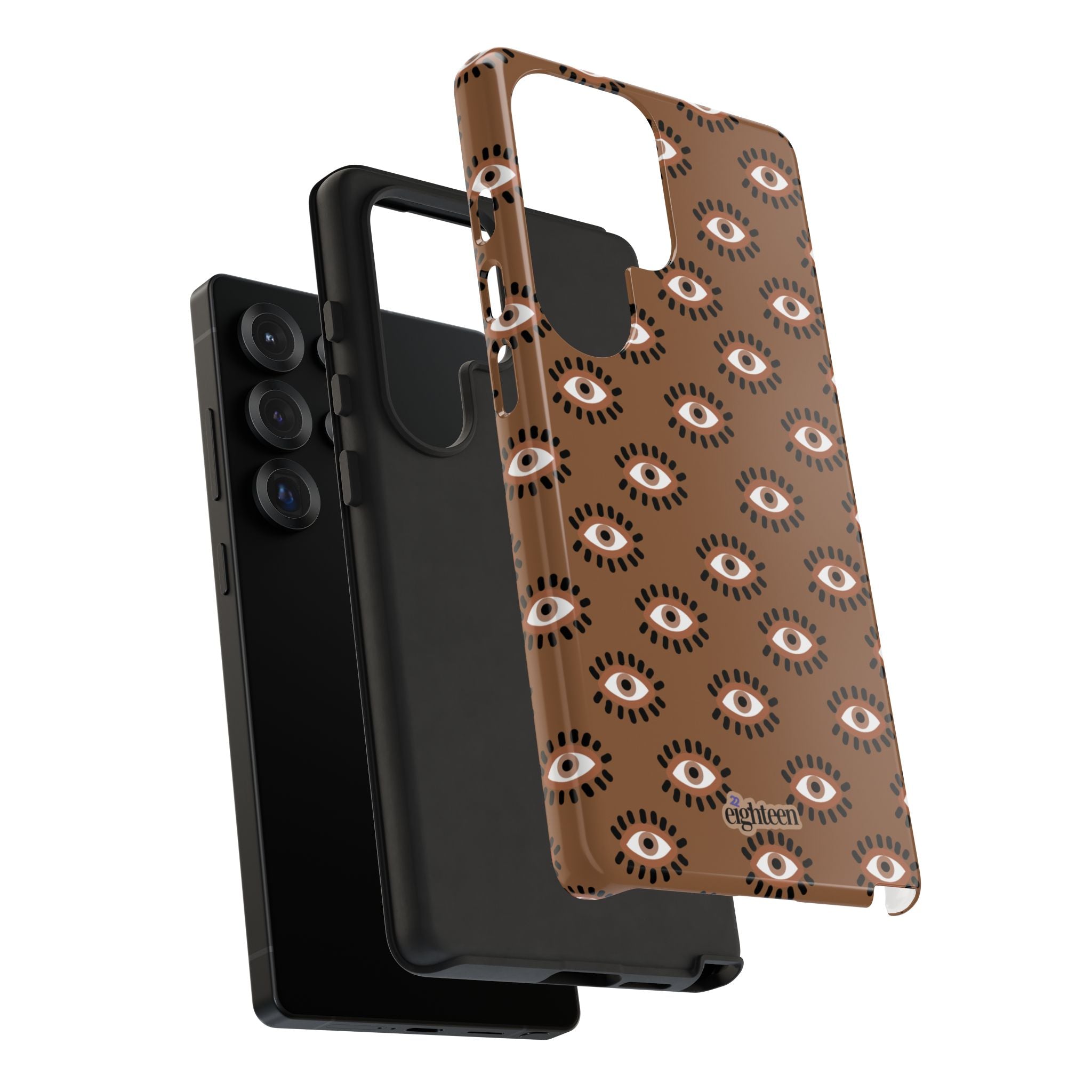 Brown Gaze Tough Phone Case