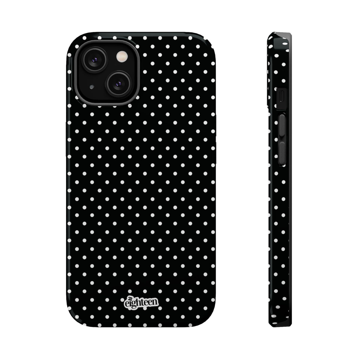 Black Dotty MagSafe Phone Case