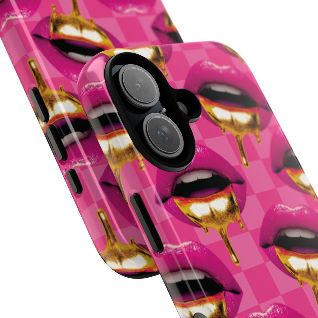 Pink Ms Pouty Tough Phone Case