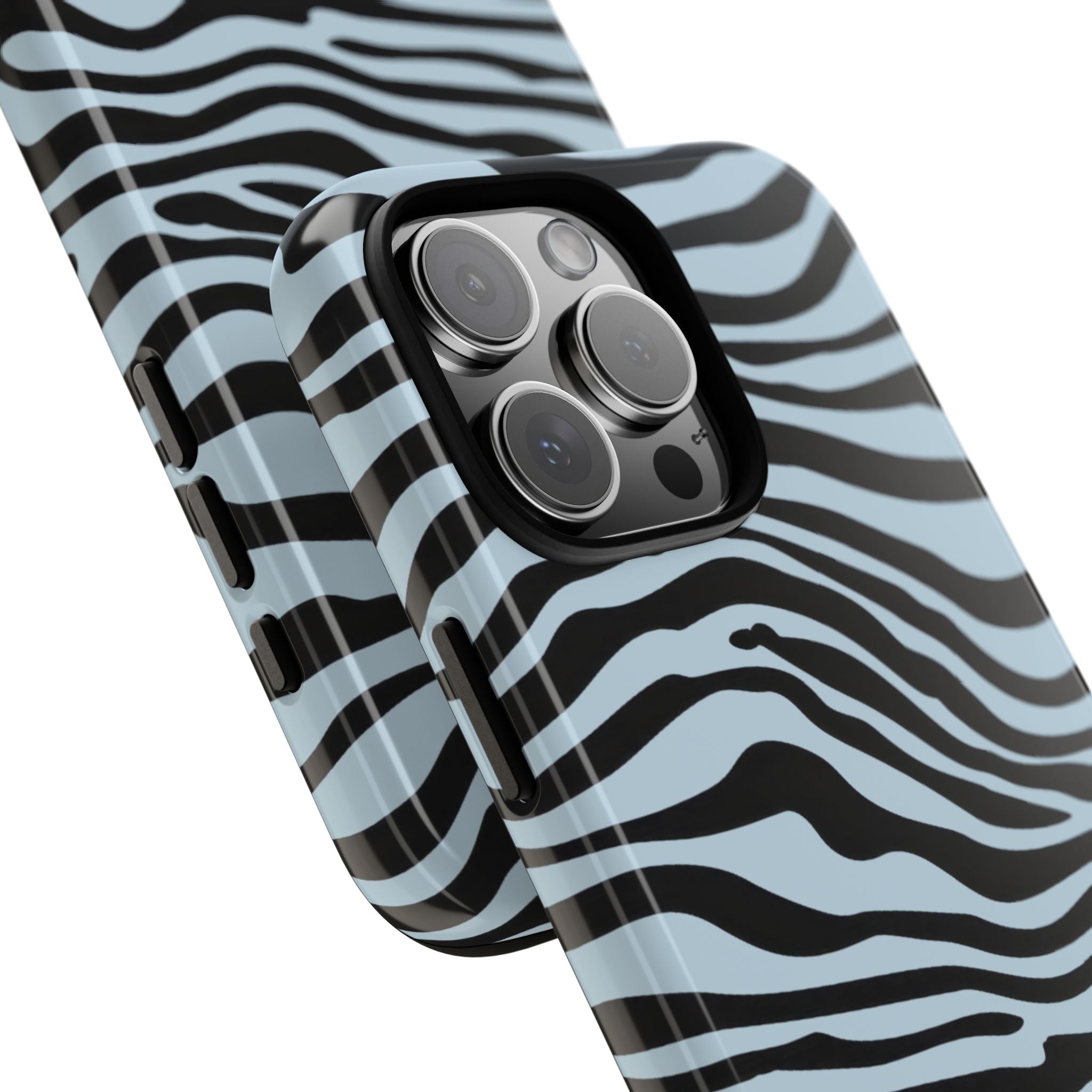Blue Saharan Stripe Tough Phone Case