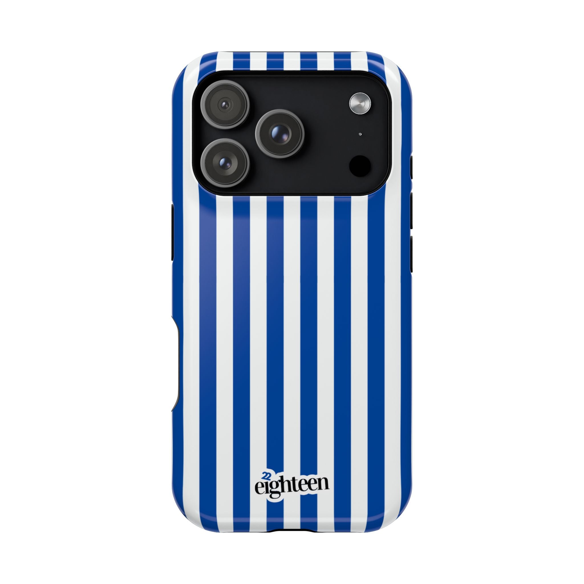 Royal Blue & White Baseline MagSafe Tough Case