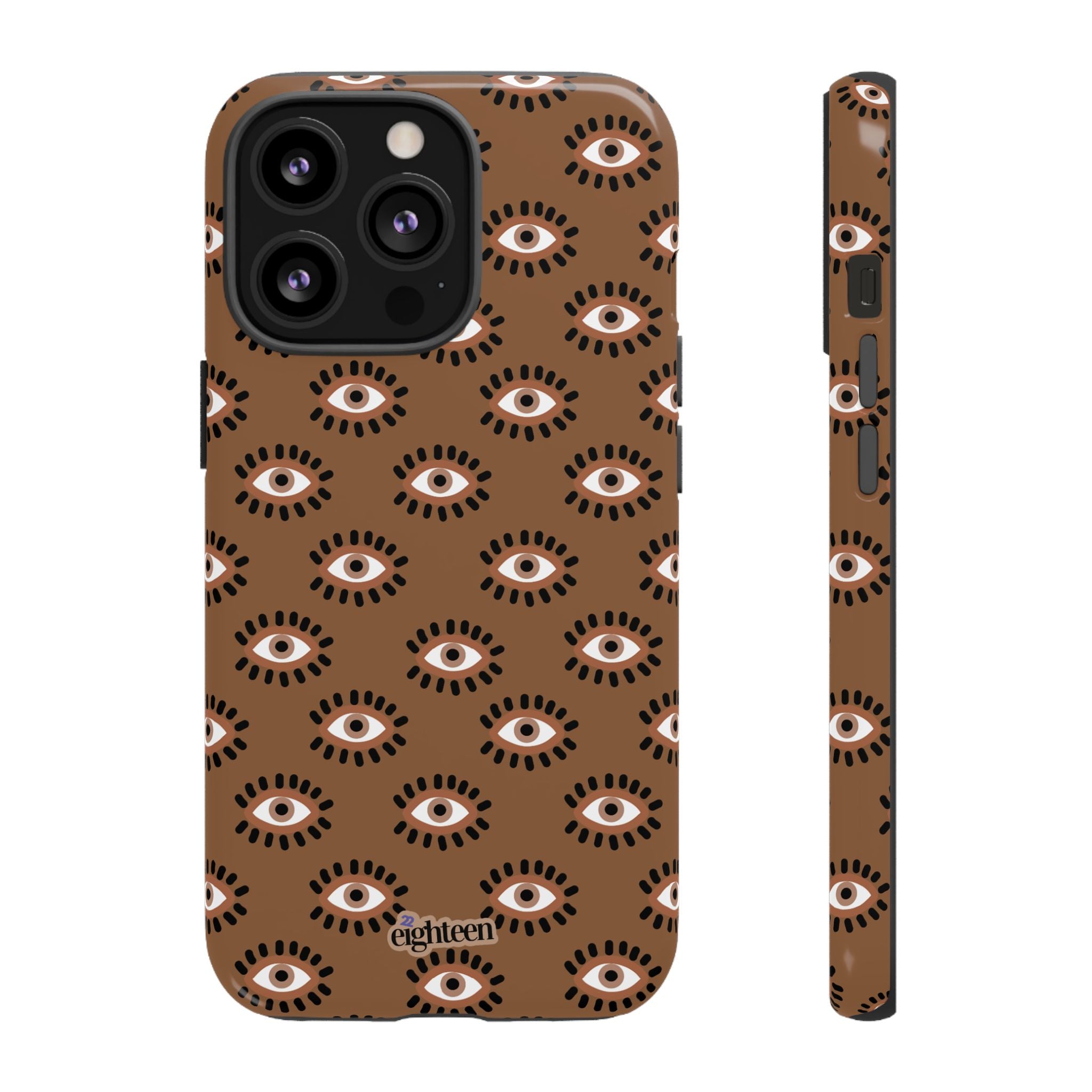 Brown Gaze Tough Phone Case