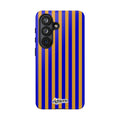 Royal Blue & Gold Baseline Tough Phone Case