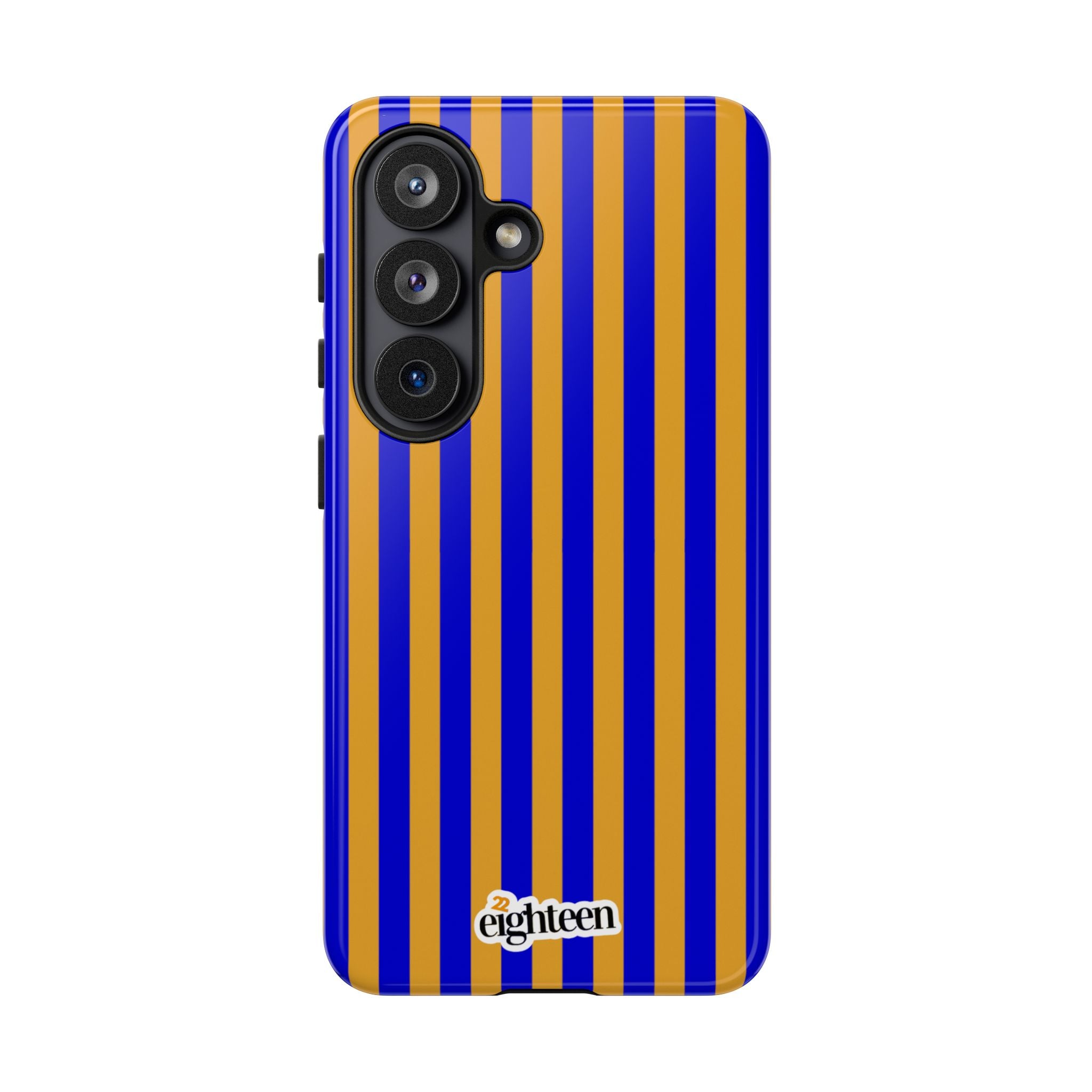 Royal Blue & Gold Baseline Tough Phone Case