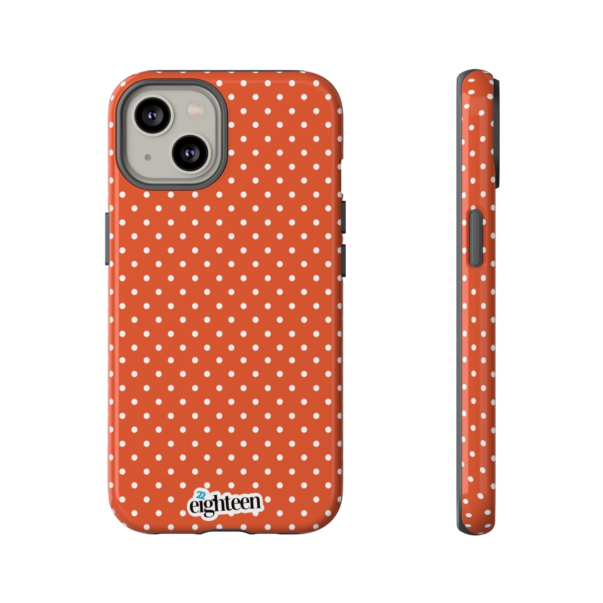 Harvest Orange Dotty Tough Phone Case