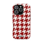 Crimson & Cream Staccato MagSafe Phone Case