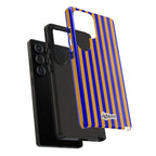 Royal Blue & Gold Baseline Tough Phone Case