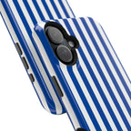 Royal Blue & White Baseline MagSafe Phone Case