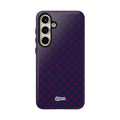 Night Blue & Burgundy Dot Theory Phone Case