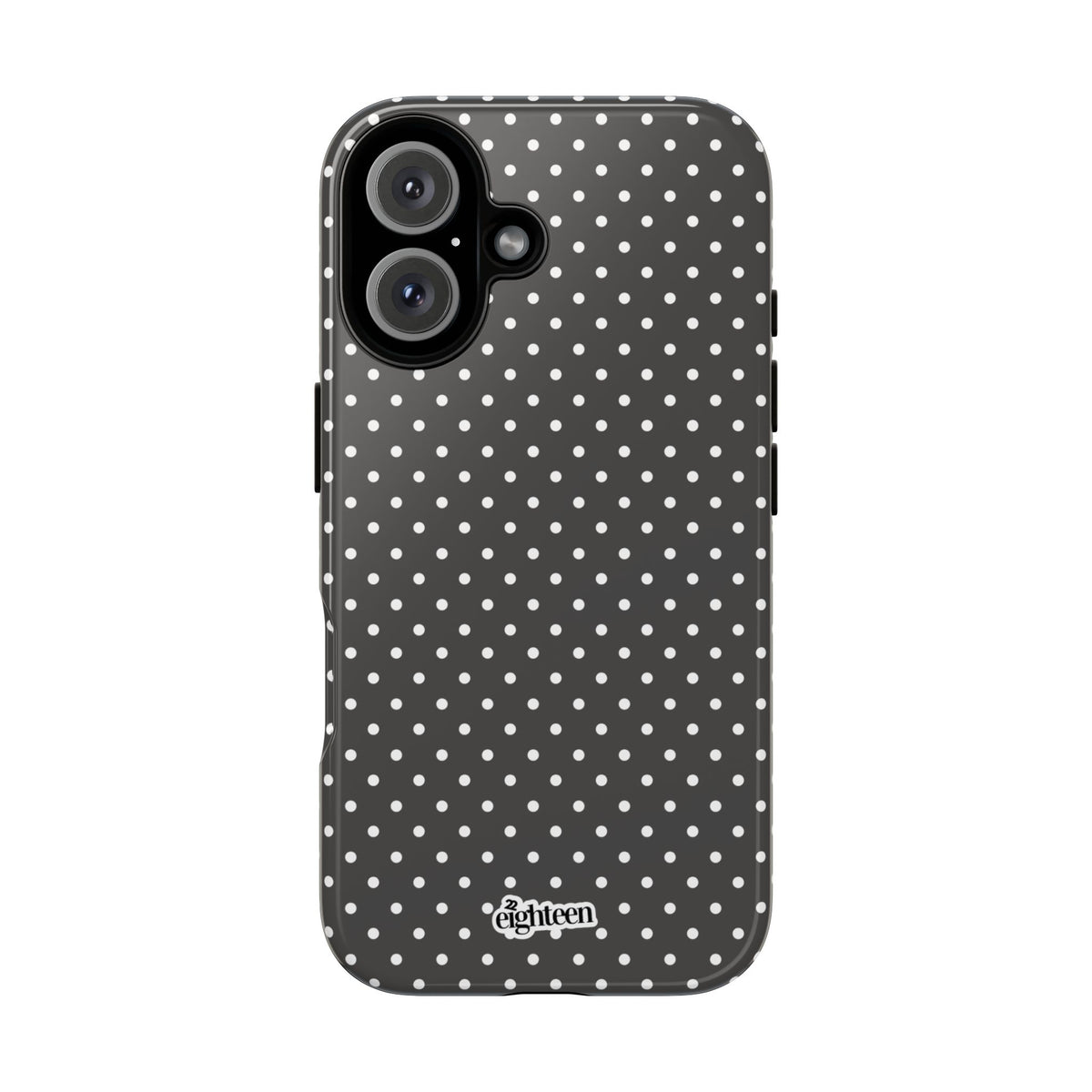 Charcoal Dotty Phone Case