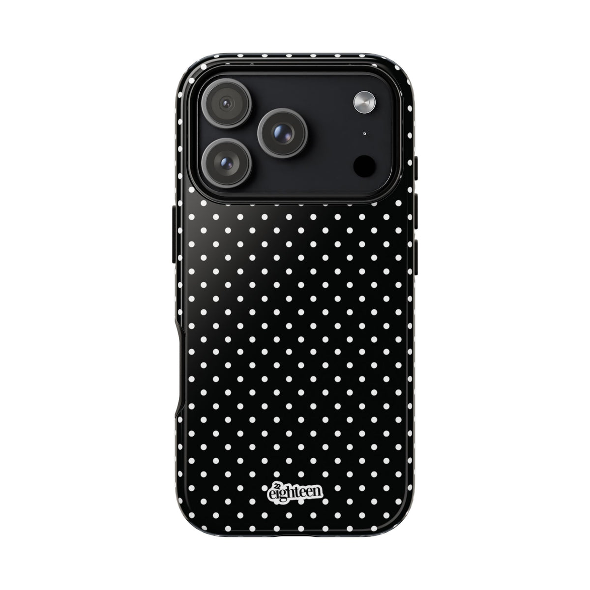 Black Dotty Phone Case