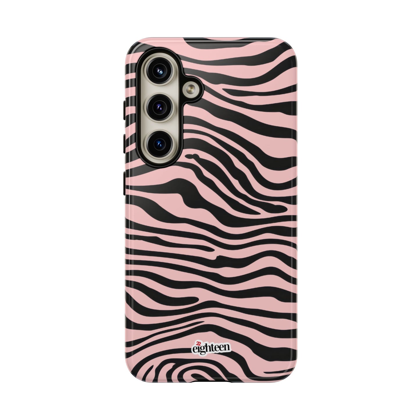 Pink Saharan Stripe Tough Phone Case