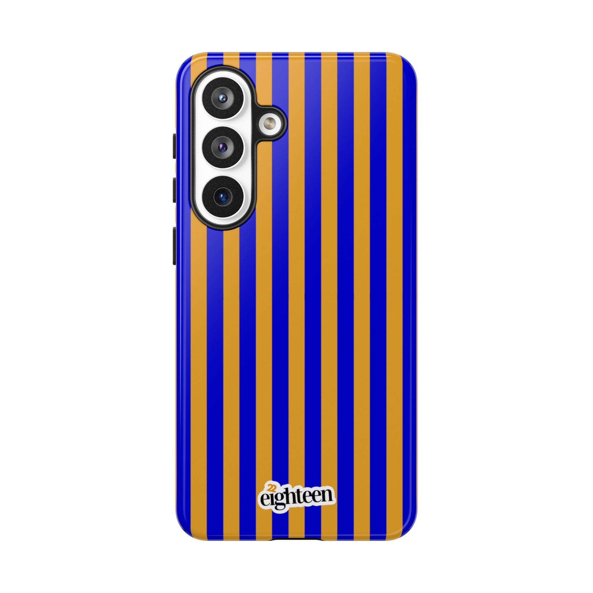 Royal Blue & Gold Baseline Tough Phone Case