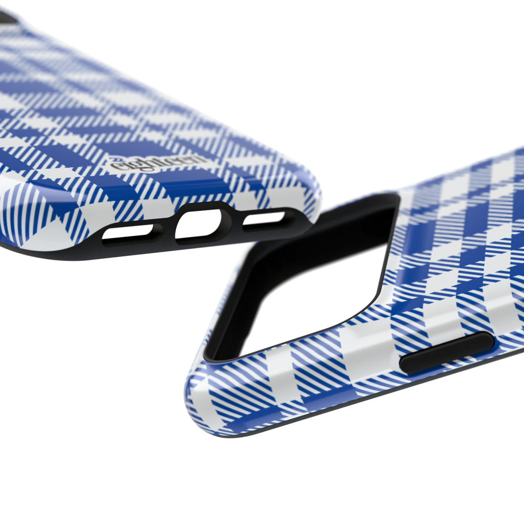 Royal Blue & White Interlude MagSafe Phone Case