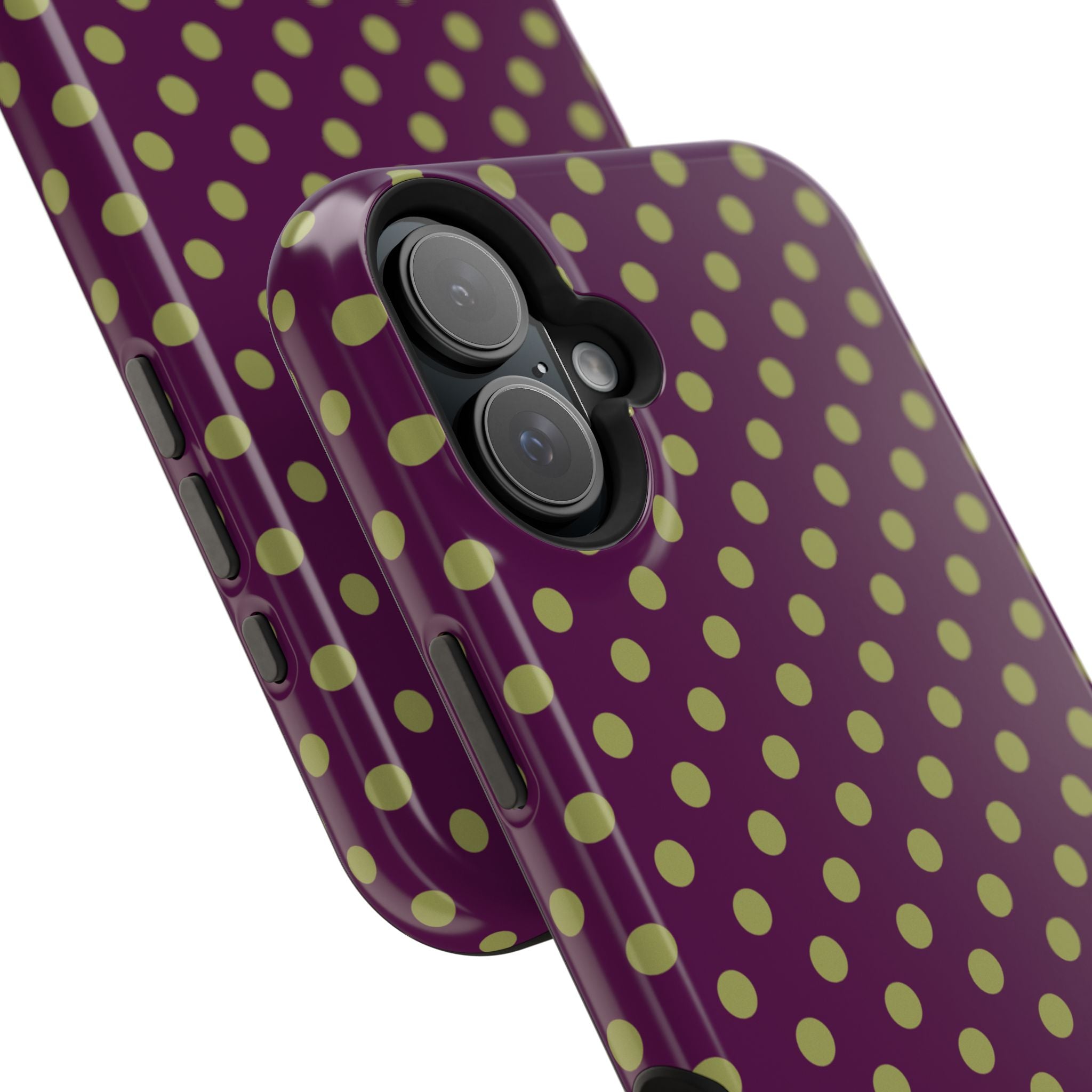 Deep Burgundy & Acacia Dot Theory MagSafe Phone Case