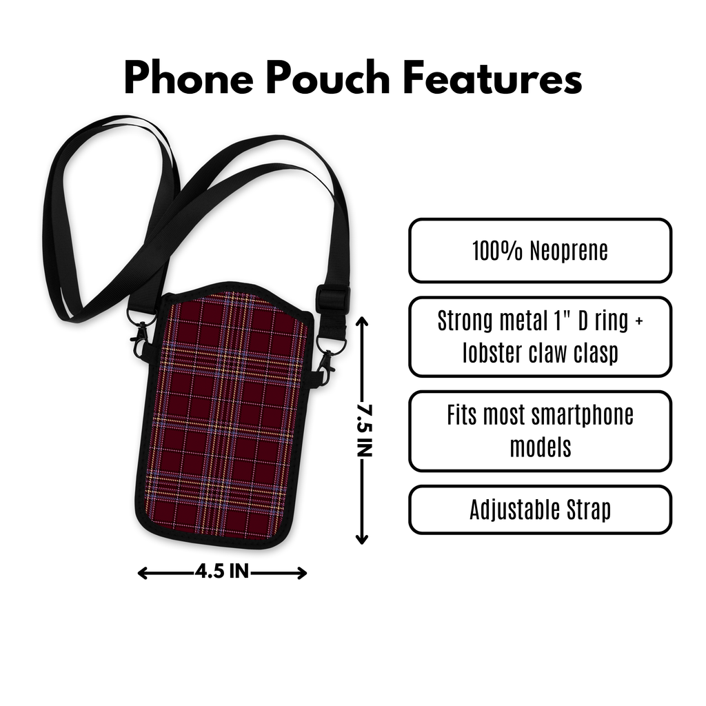 Study Hall Crossbody Phone Sleeve