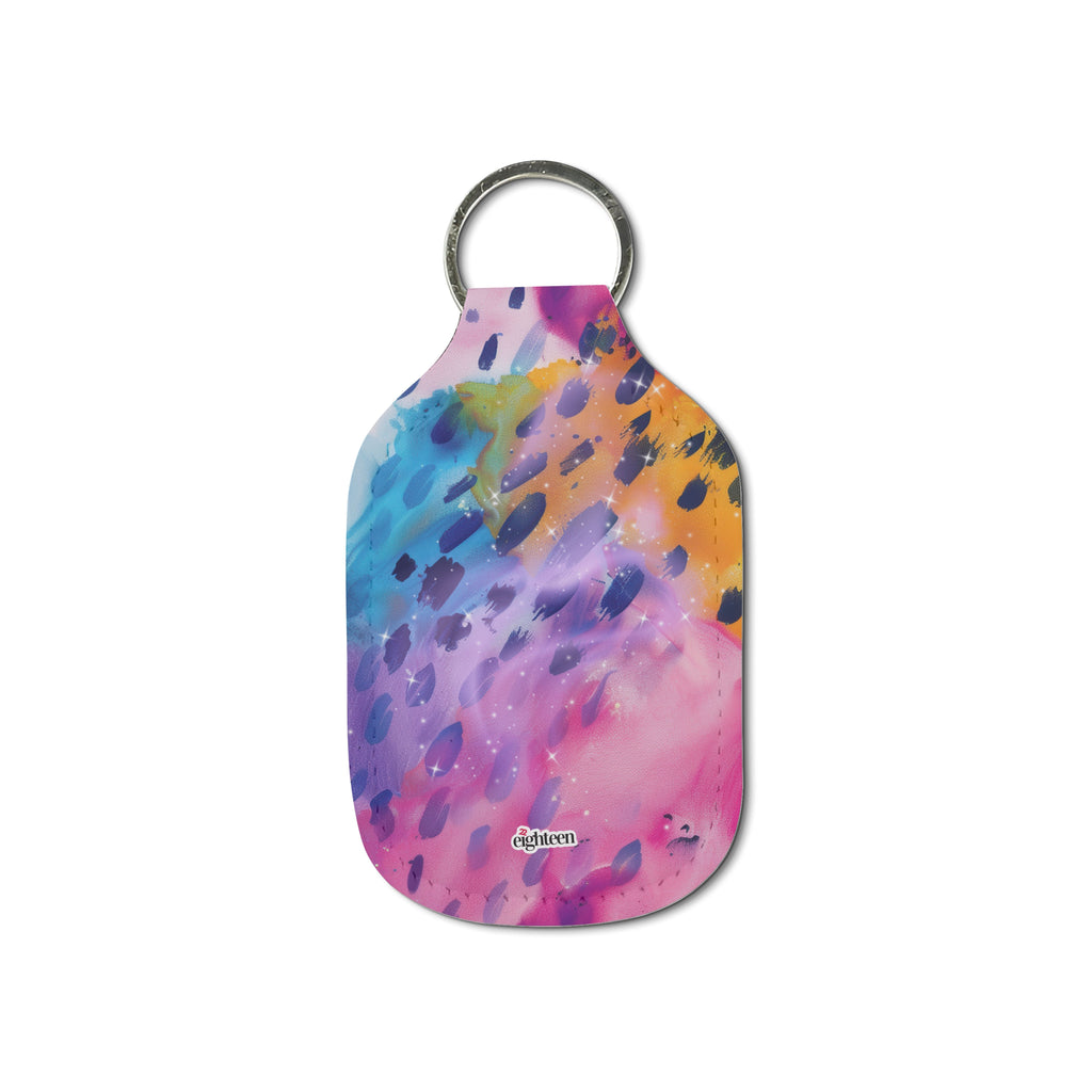 Nebula Glow Sanitizer Keychain