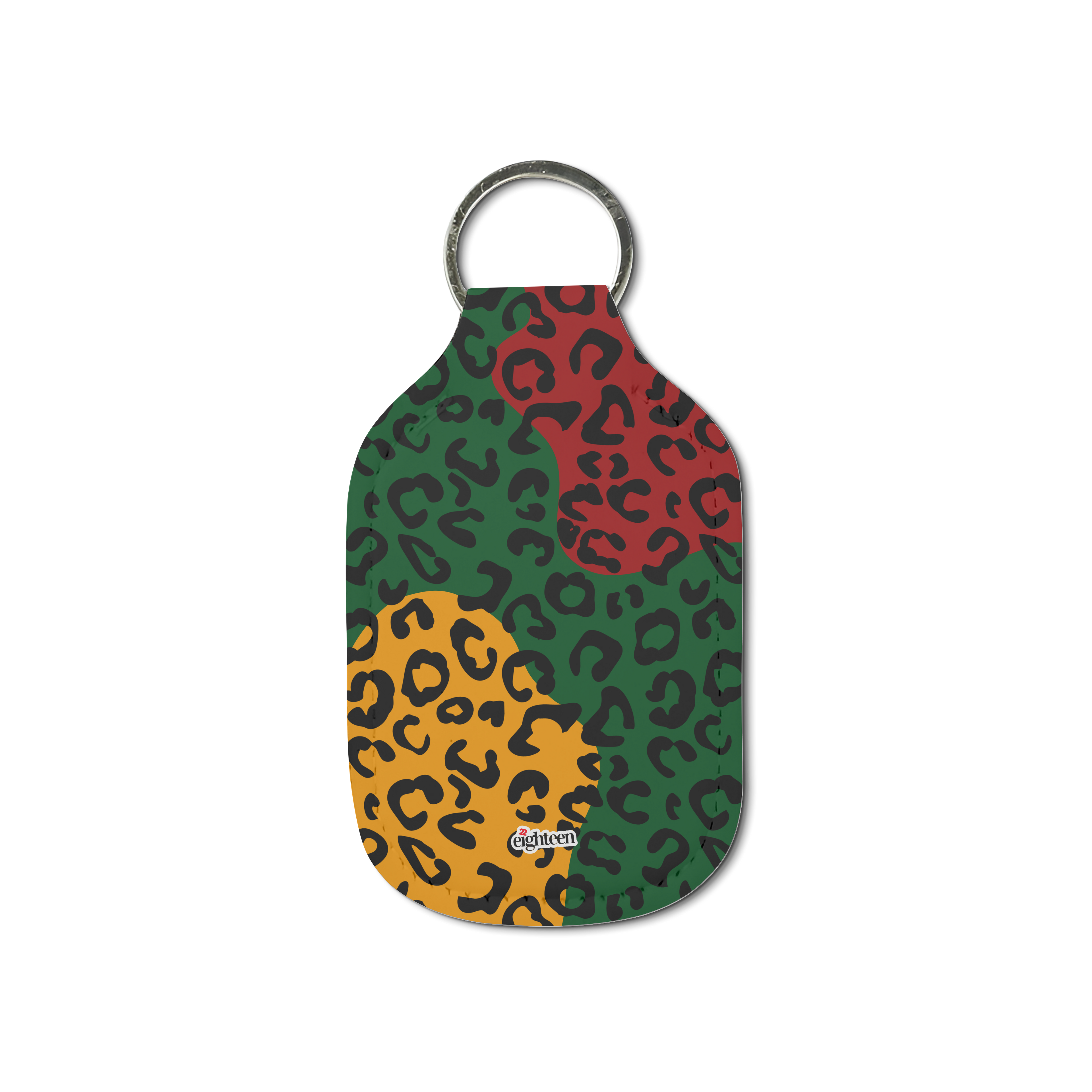 Leopard Reign Sanitizer Keychain