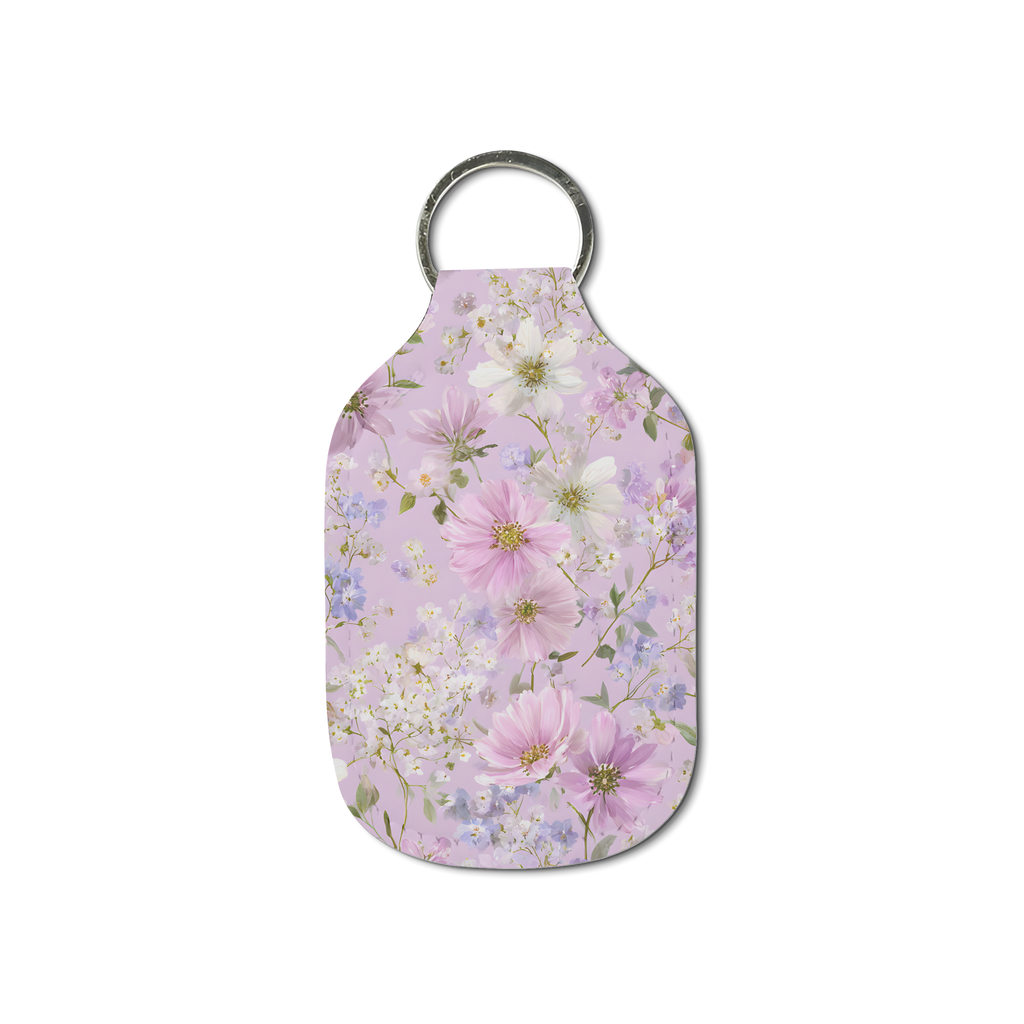 Lilac Whisper Hand Sanitizer Keychain