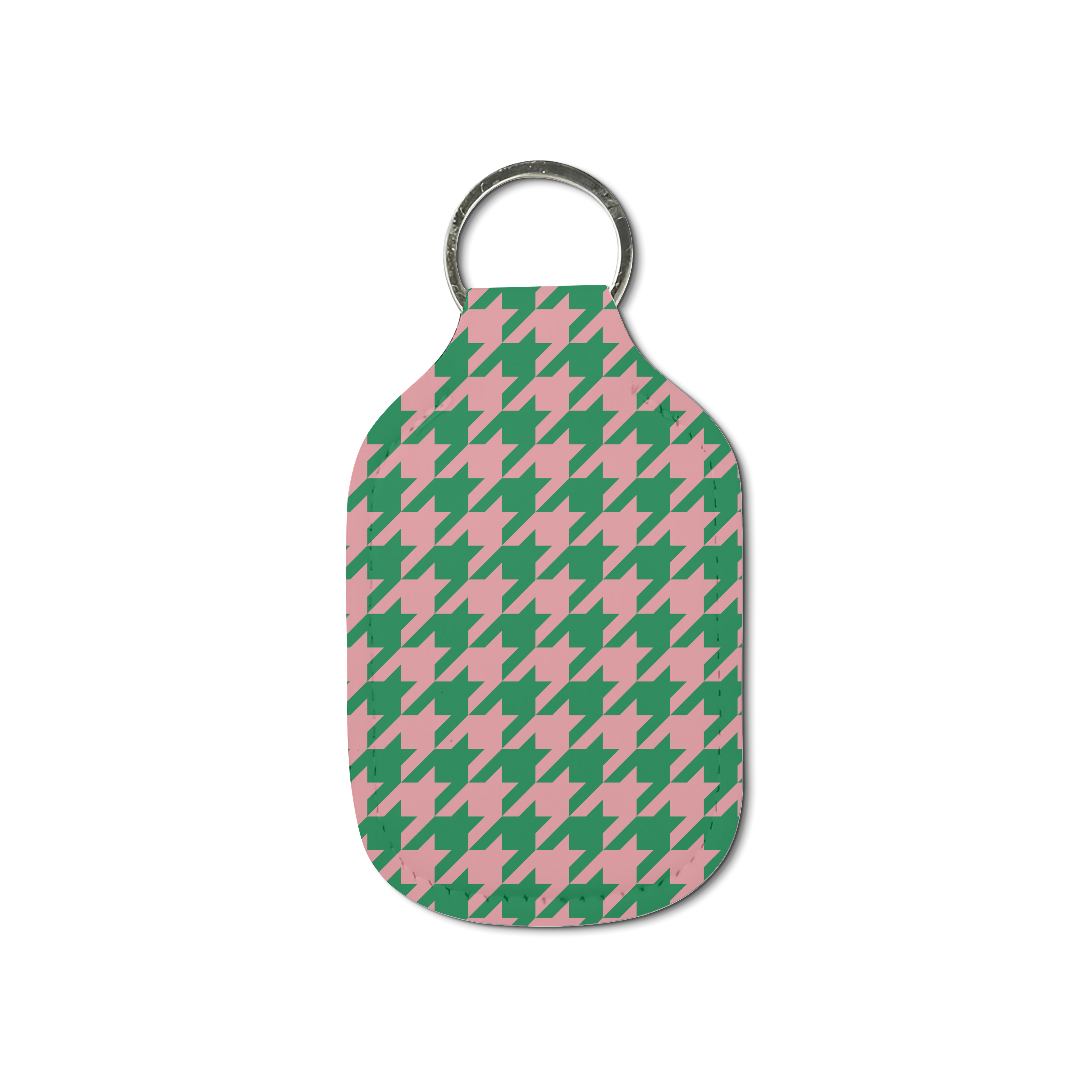Houndstooth Hand Sanitizer Keychain