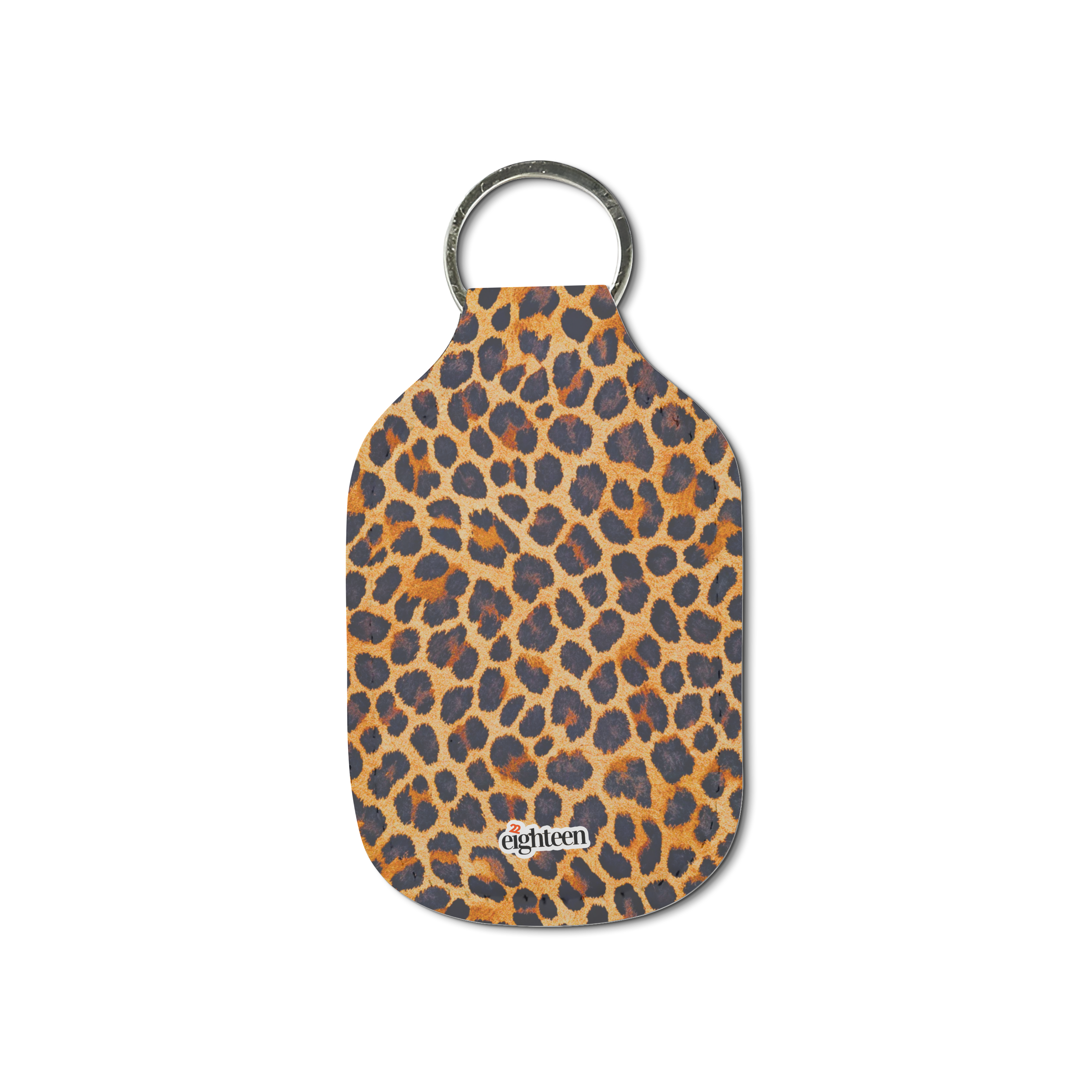 Lux Leopard Sanitizer Keychain