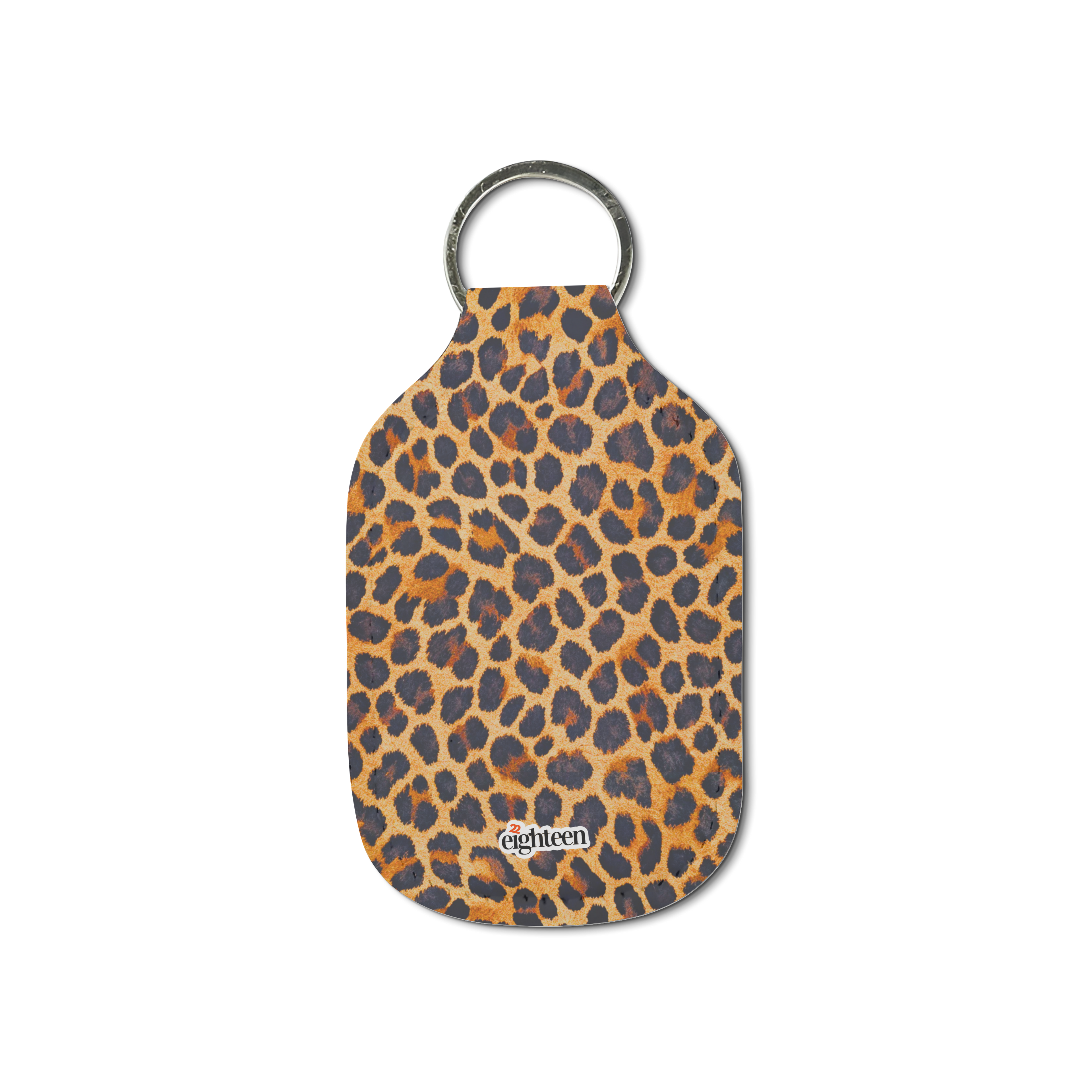 Lux Leopard Sanitizer Keychain