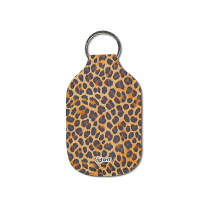 Lux Leopard Sanitizer Keychain