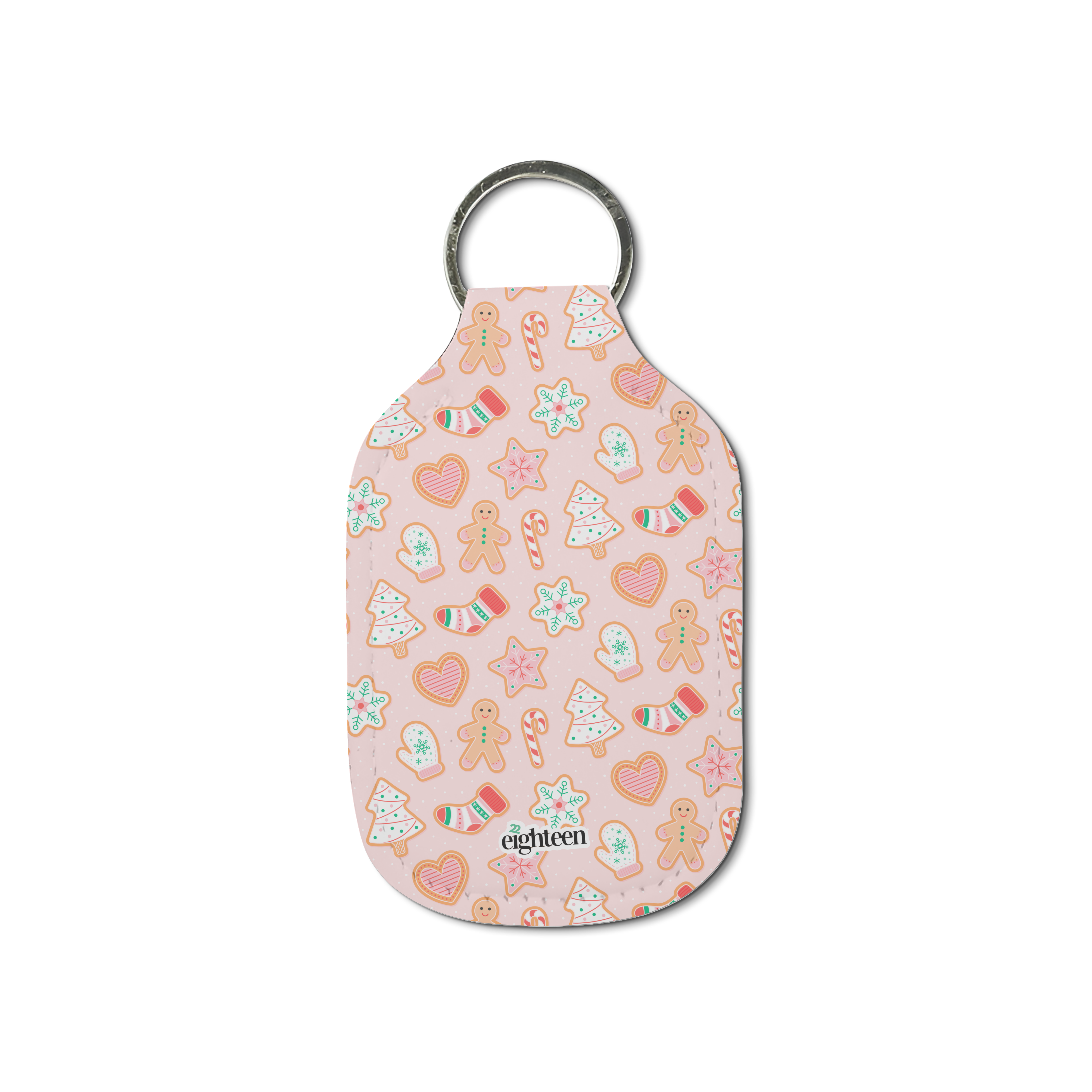 Gingerbread Bae Sanitizer Keychain