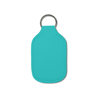Solid Color Hand Sanitizer Keychain